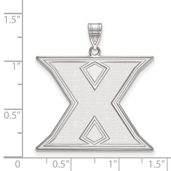 14k White Gold Xavier U. XL Initial X Pendant
